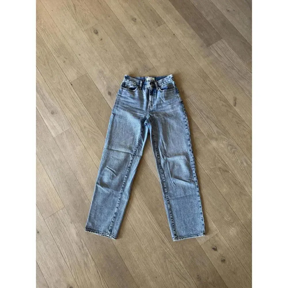 Madewell Baggy Straight Jeans - Light Blue Wash - W24 L30 - Picture 2 of 9